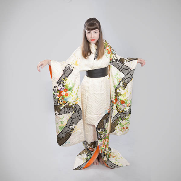 visto ropa Acompañar Pacífico Kimono vintage Ayaka